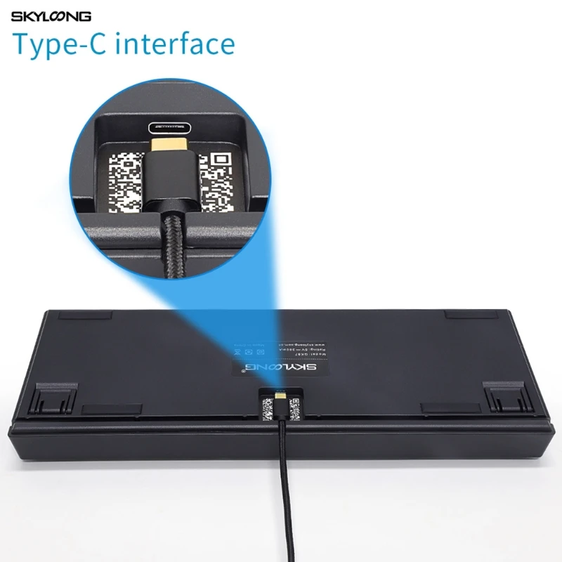 

Mechanical Gaming Keyboard 87 Keys Multi Color RGB Illuminated LED Backlit Programmable for PC/Mac Gamer Gateron Optical