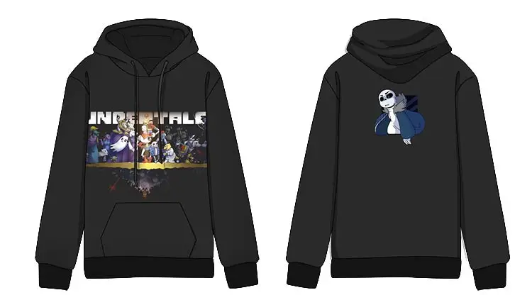 Горячая аниме undertale Хлопок Косплей толстовки Стандартный с капюшоном зимние топы унисекс Undertale sans and papyrus толстовки