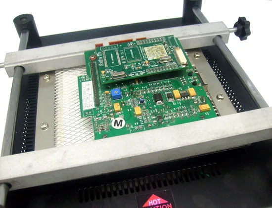 220/110V SMD Rework Staiton 60W BGA Reballing Station Infrared Preheating Plate IR Preheater BEST-853A | Инструменты