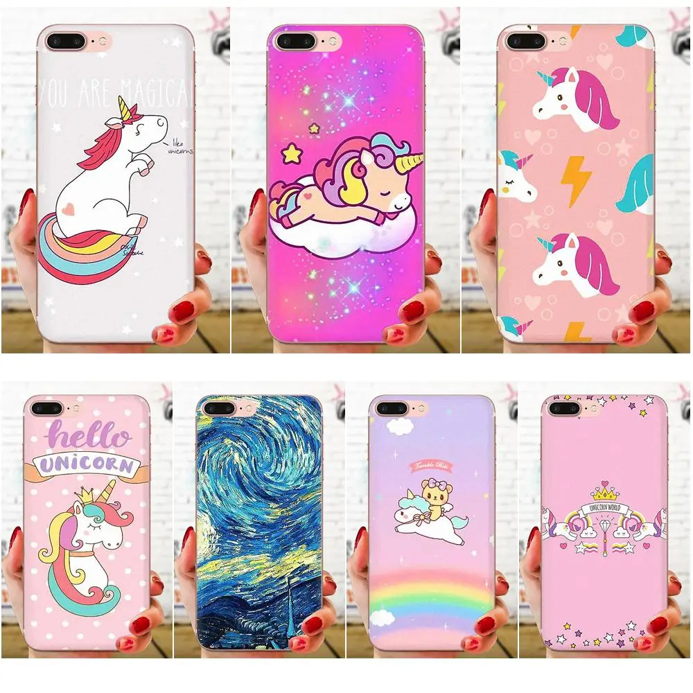 Стиль дизайн сотового телефона чехол Единорог для Xiaomi Redmi Note 2 3 3S 4 4A 4X5 5A 6 6A Pro