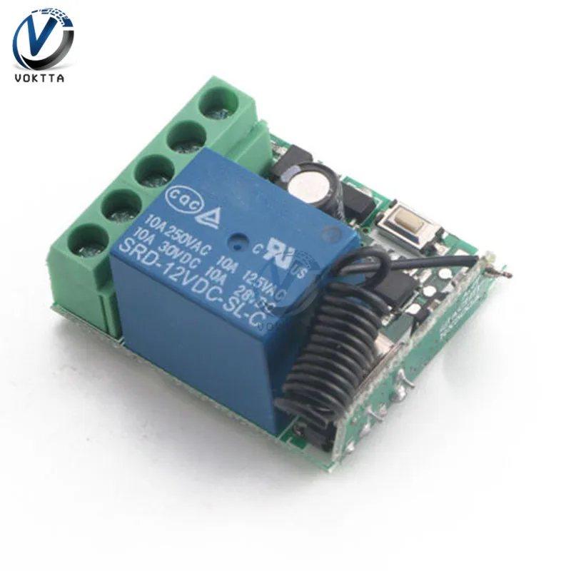 1 канальный односторонний релейный модуль постоянного тока 12 В 10 А Универсальный