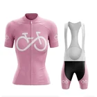 2021 розовая велосипедная одежда для девушек, Женский комплект с шортами, летнее платье для горного велосипеда, Женская велосипедная одежда, одежда для горного велосипеда, велосипедная одежда