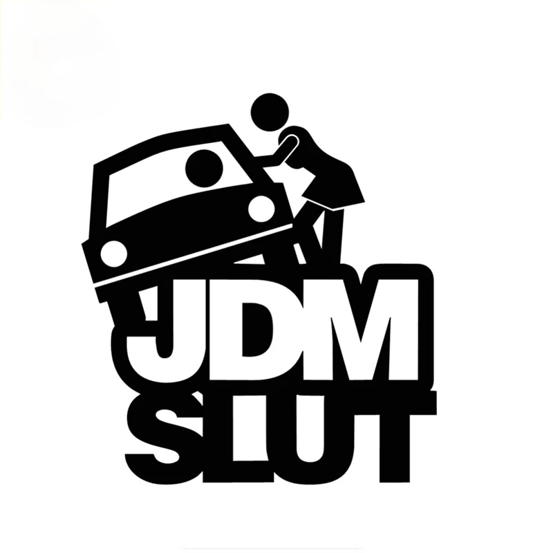 

Personalized Car Sticker Slut Funny Cool Cars Letters Waterproof Sunscreen Decal PVC Graphics Decorative Accessories Decals