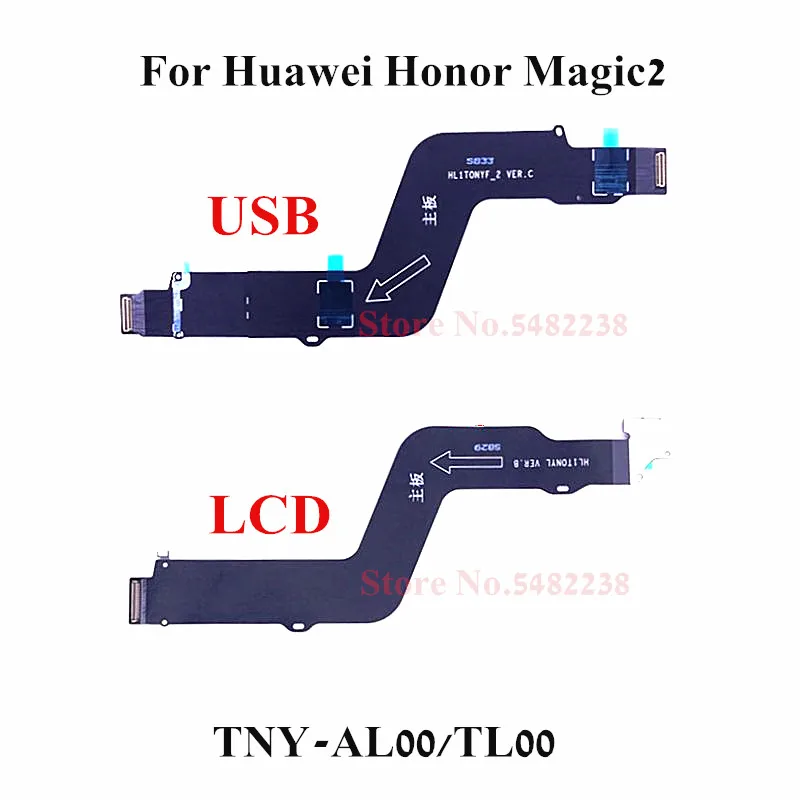 

Оригинальный коннектор материнской платы для Huawei Magic2 TNY-AL00 TL00, лента для подключения материнской платы ЖК-дисплея, запасные части