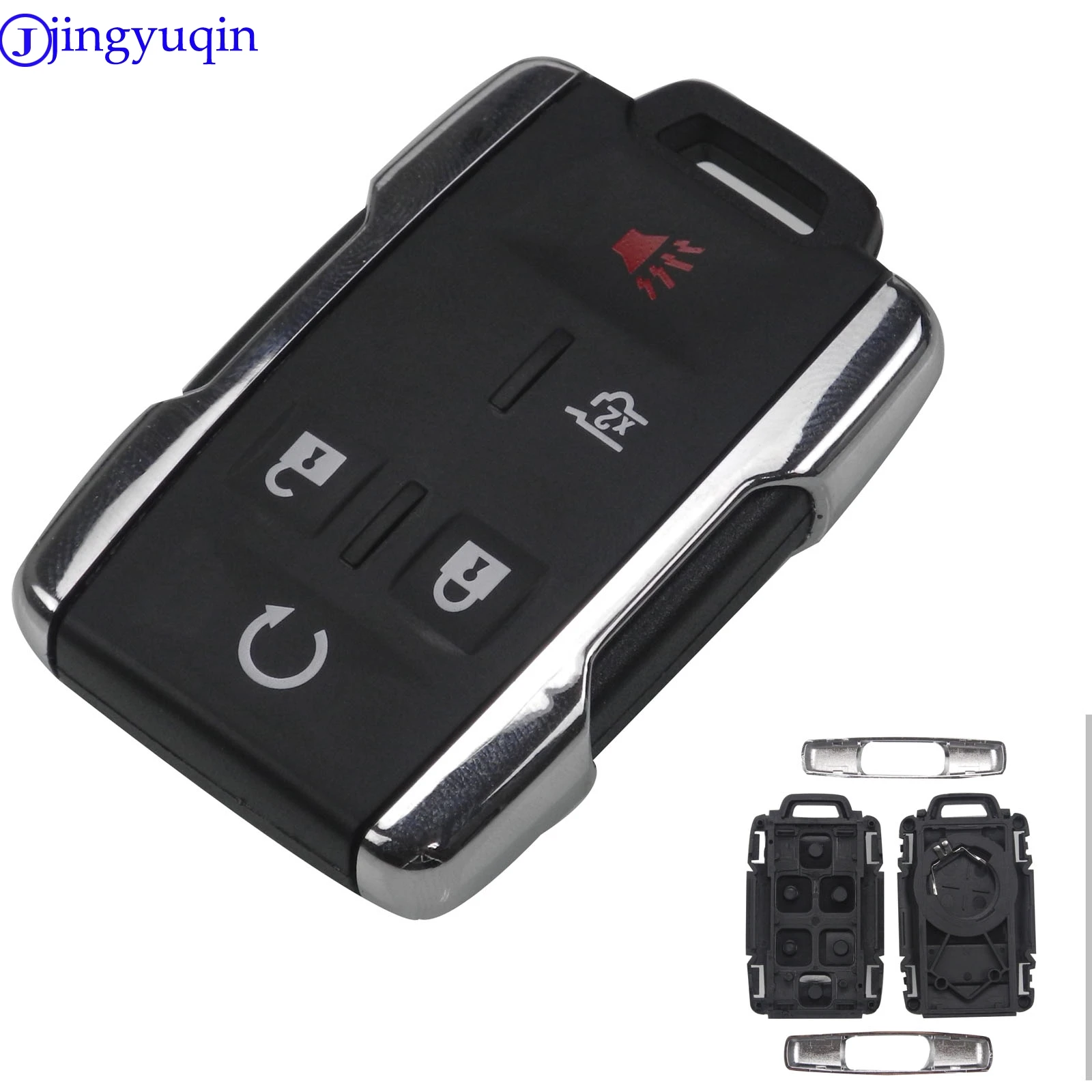 Чехол для дистанционного автомобильного ключа с 5 кнопками-FOB Chevrolet Silverado 1500 2500 3500