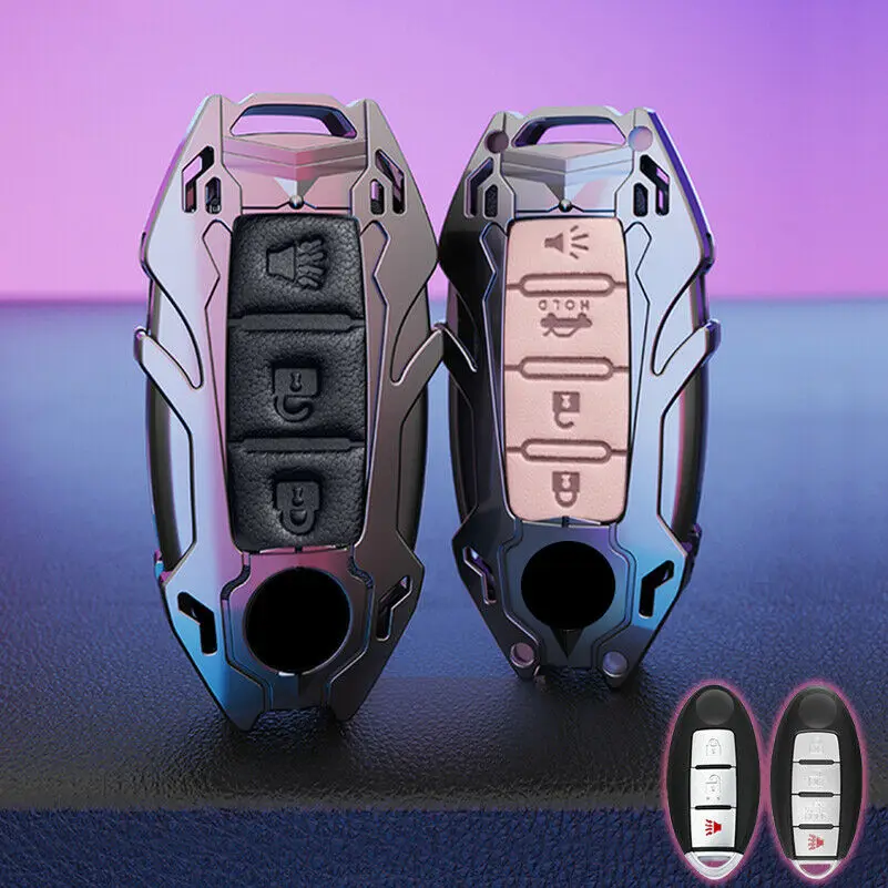 

New Zinc Alloy Car Key Cover Case For Nissan Qashqai J10 J11 X-Trail t31 t32 kicks Tiida Pathfinder Murano Note Juke Accessories