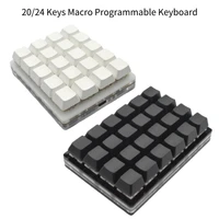 2024 keys macro custom shortcut programmable keyboard mini keypad osu gamer gaming keyboard for windows android raspberry pi