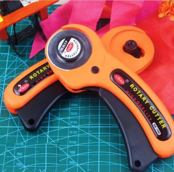 Высококачественный полезный безопасный вращающийся резак для резки ткани шитья