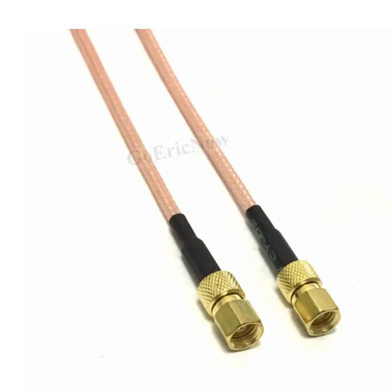 10 шт. RF коаксиальный 50 Ом SMC к Штекерный разъем RG316 кабельный (10 см 1 м)|Соединители| |