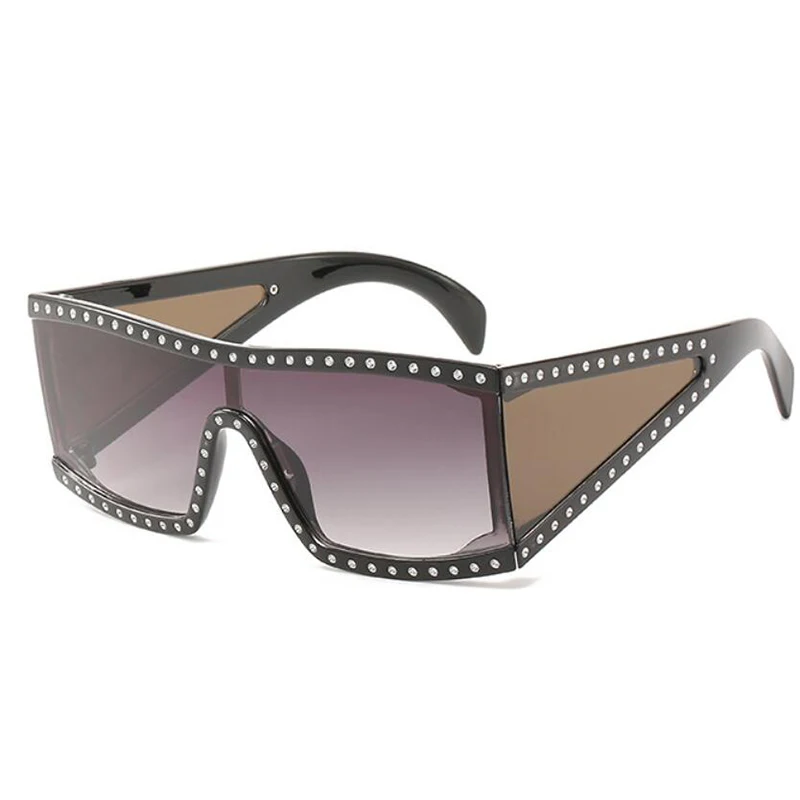 Солнцезащитные очки большого размера для мужчин и женщин роскошные брендовые