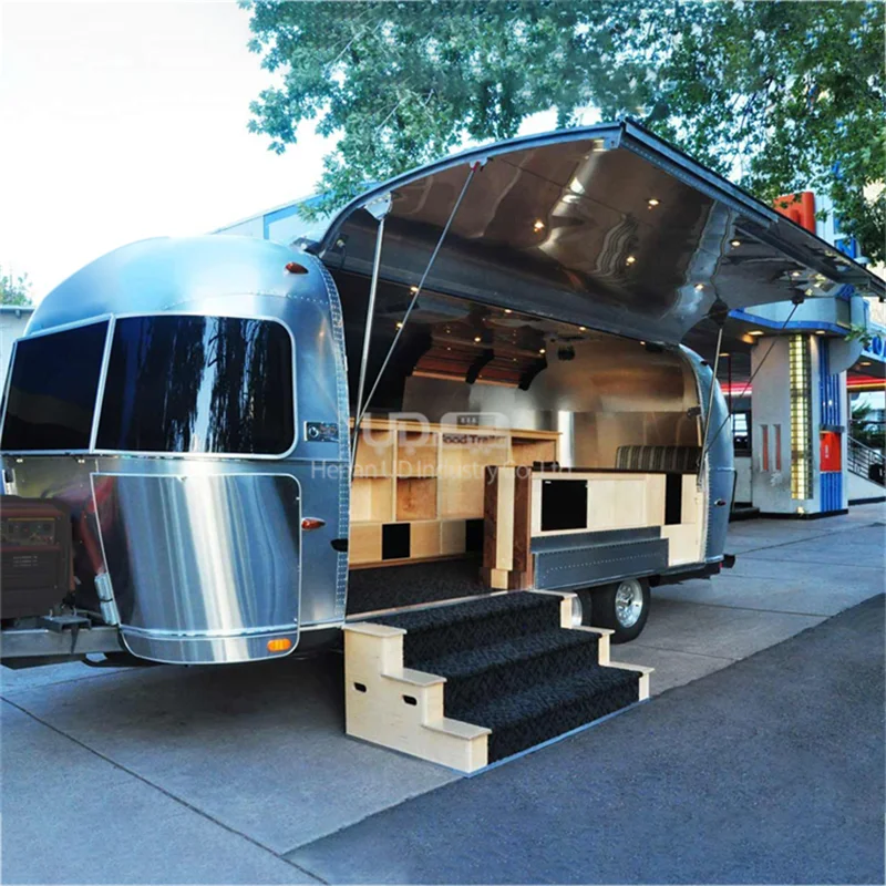 

Airstream Food Trailer Ice Cream Cart Kiosk Pizza Taco Truck Coffee Van Mobile Beer Bar Food Trailers Fully Equipped