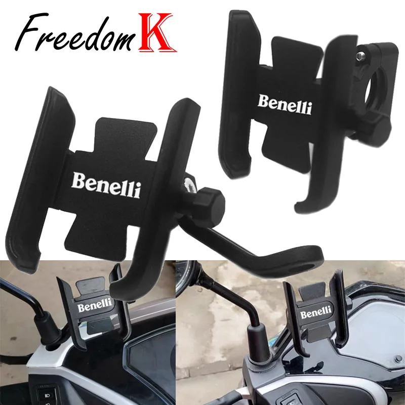 

For Benelli TRK 502 502X TRK502 BN TNT 125 300 600 Leoncino 250 500 Motorcycle handlebar Mobile Phone Holder GPS stand bracket