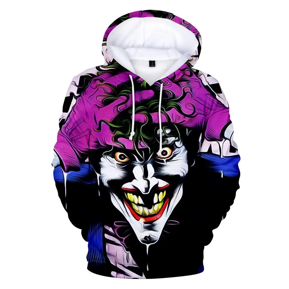 Haha joker толстовка с 3D принтом толстовки для мужчин и wo хип хоп забавные осенние