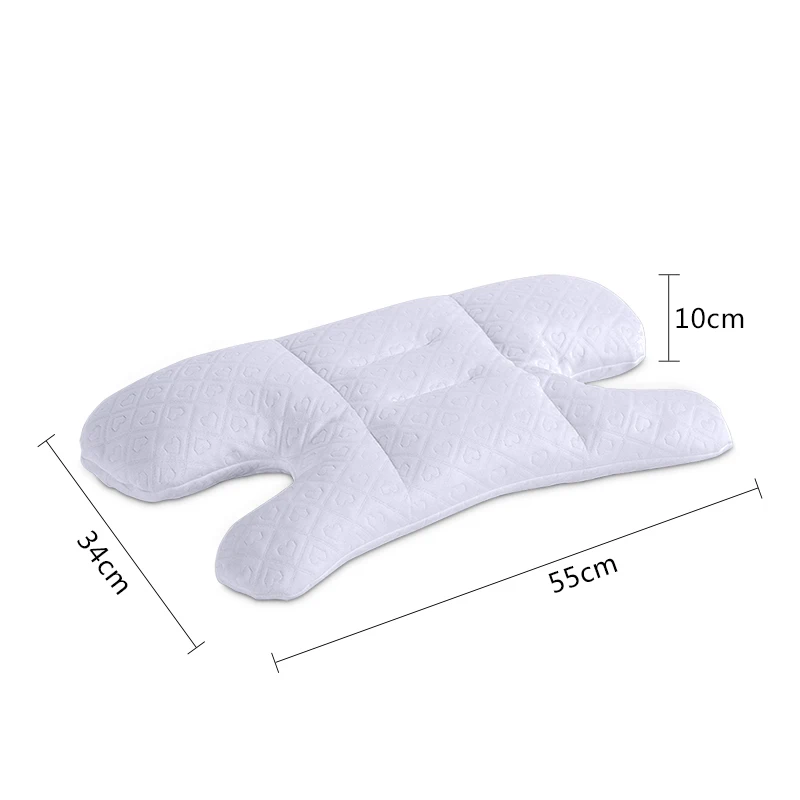 XD010 Pillow H-образная Ортопедическая подушка для шеи, защита шейных глаз, против морщин, косметическая подушка, PE шланг, постельные принадлежности, хлопок, наволочка, чехол - Цвет: XD010 Pillow