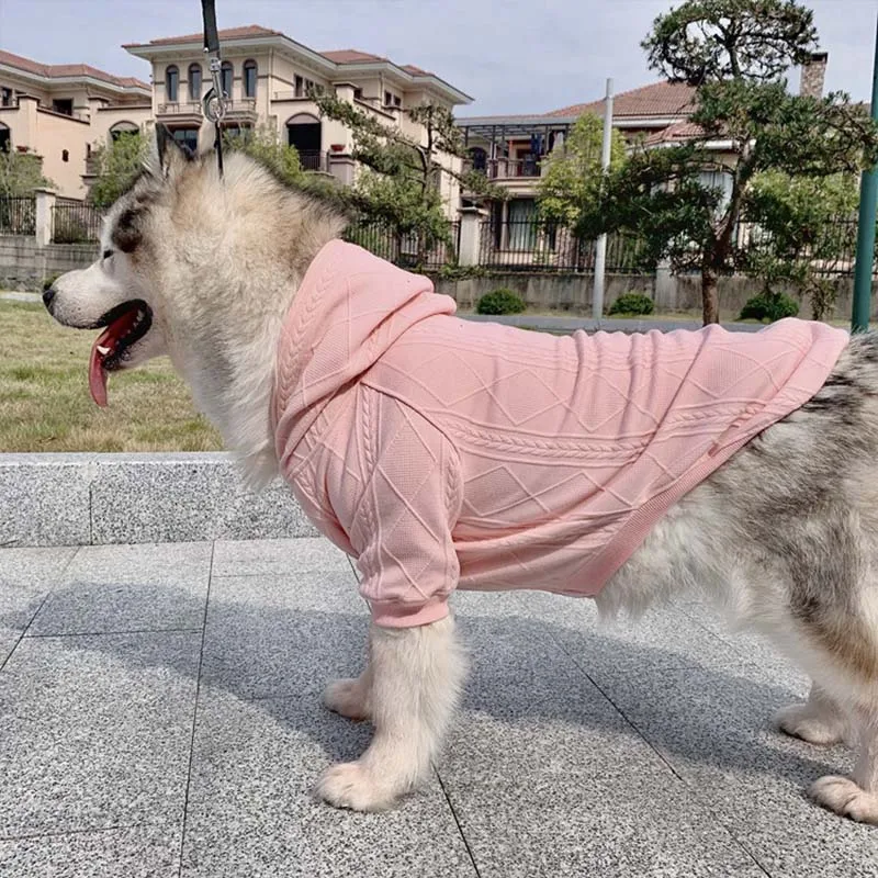 Одежда для собак среднего размера зимний свитер вязаная питомцев теплая куртка