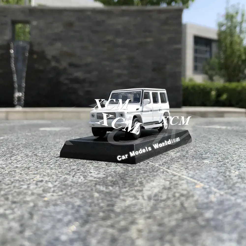 Литая под давлением модель автомобиля для Kyosho G 55 AMG 1: 64 (белый) + маленький