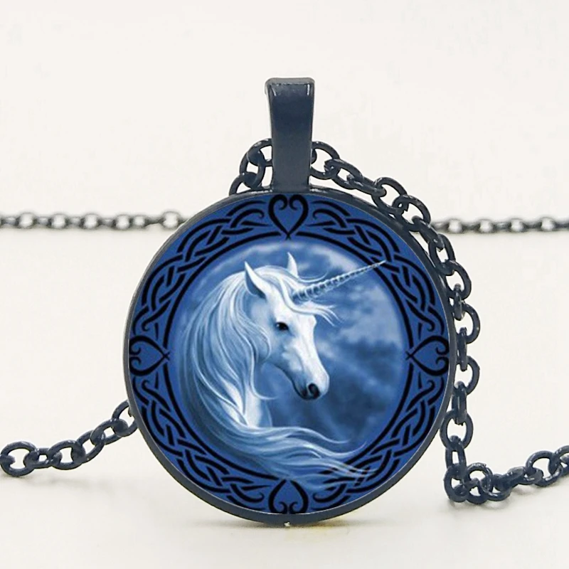 Горячее предложение! Распродажа! Ожерелье с подвеской в виде единорога из