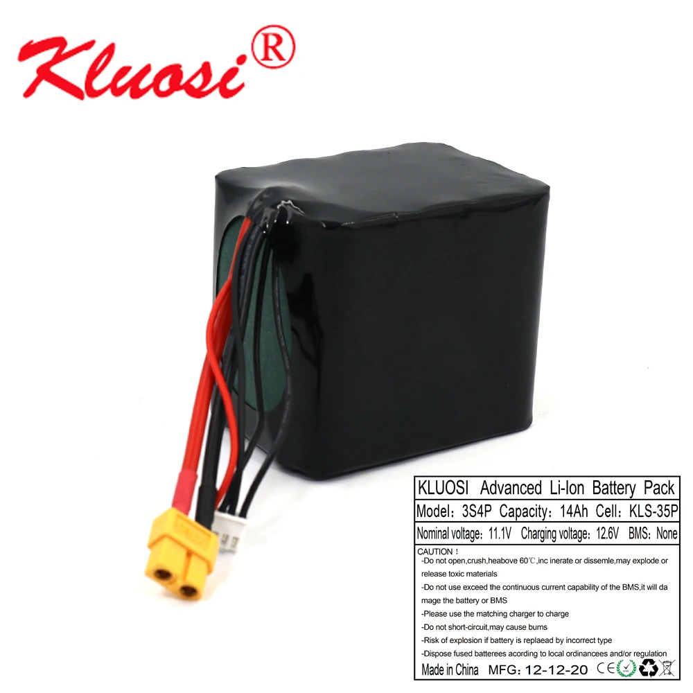 kluosi 3s4p 12v 14ah высокое ёмкость бла бес