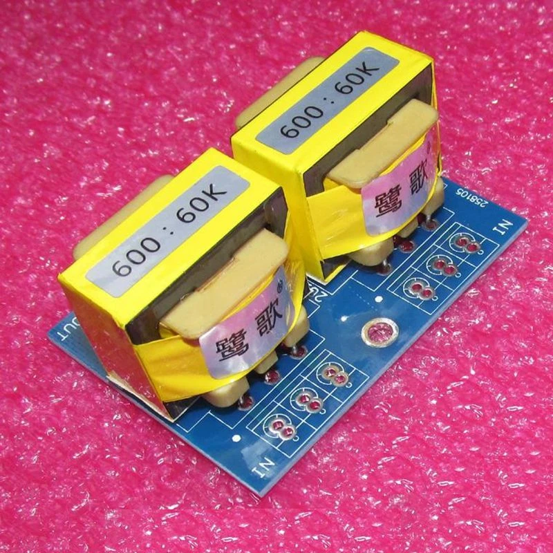 

600:60k permalloy audio frequency transformer 10 times amplification passive amplification with screen cover signal current 25mA