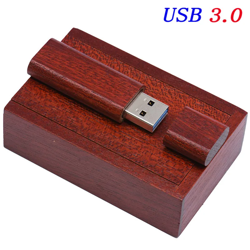 Rose wood with box SHANDIAN Высокоскоростной USB 3,0 деревянный бамбуковый USB флеш-накопитель ручка драйвер деревянная Флешка 4 ГБ 8 ГБ 16 ГБ 32 ГБ USB креативный персональный логотип - Цвет: Rose wood with box
