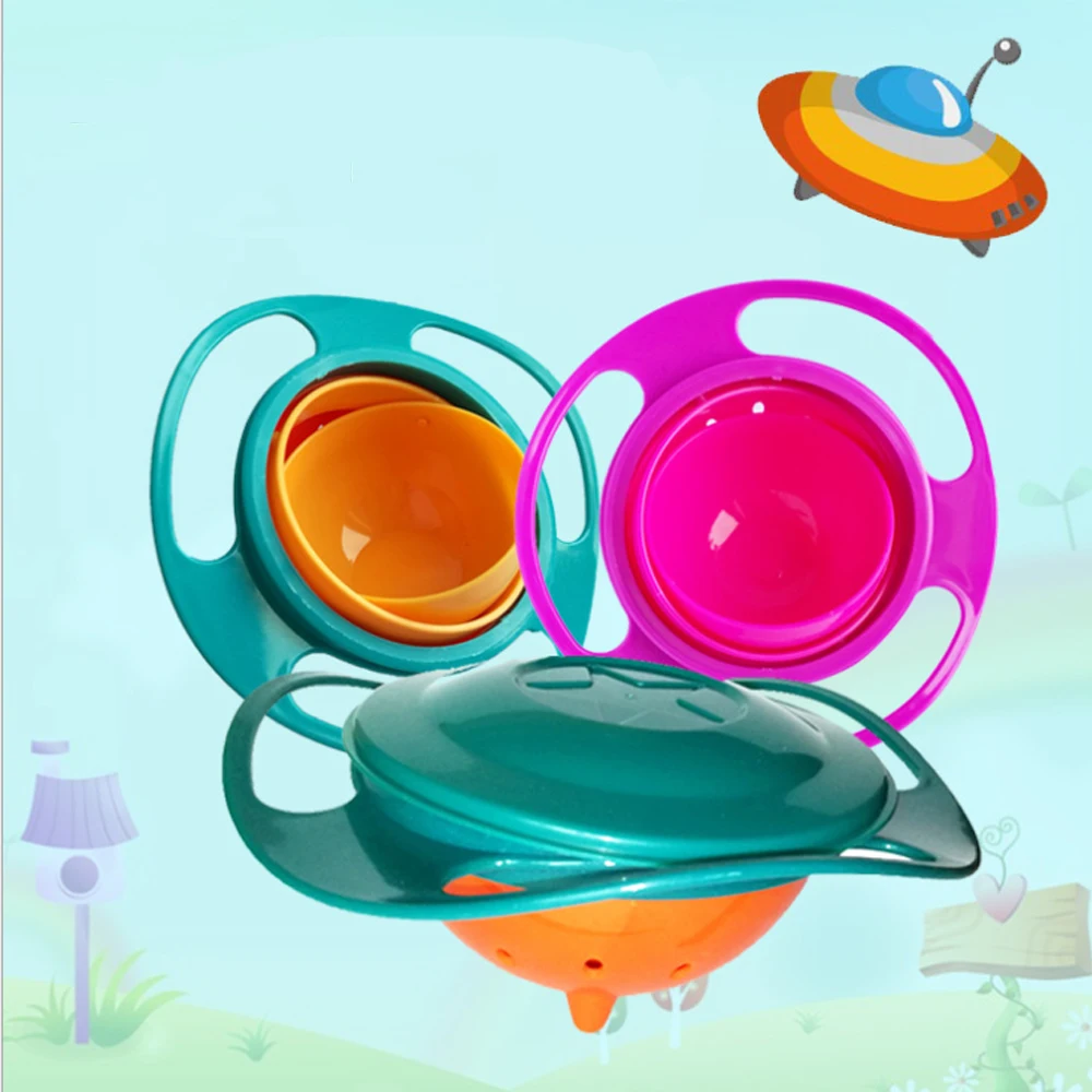 

Универсальная Гироскопическая чаша для кормления, практичный дизайн, детский поворотный баланс, новинка, зонт с гироскопом, 360 градусов, уст...