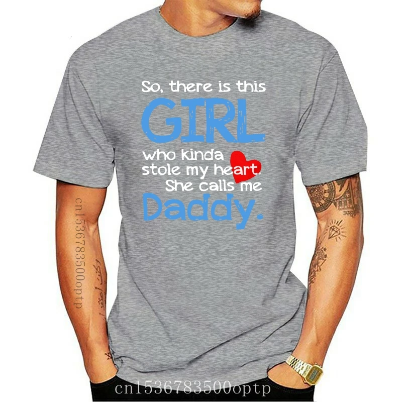 

New Men T Shirt This girl stole my heart calls me daddy Women T-Shirt