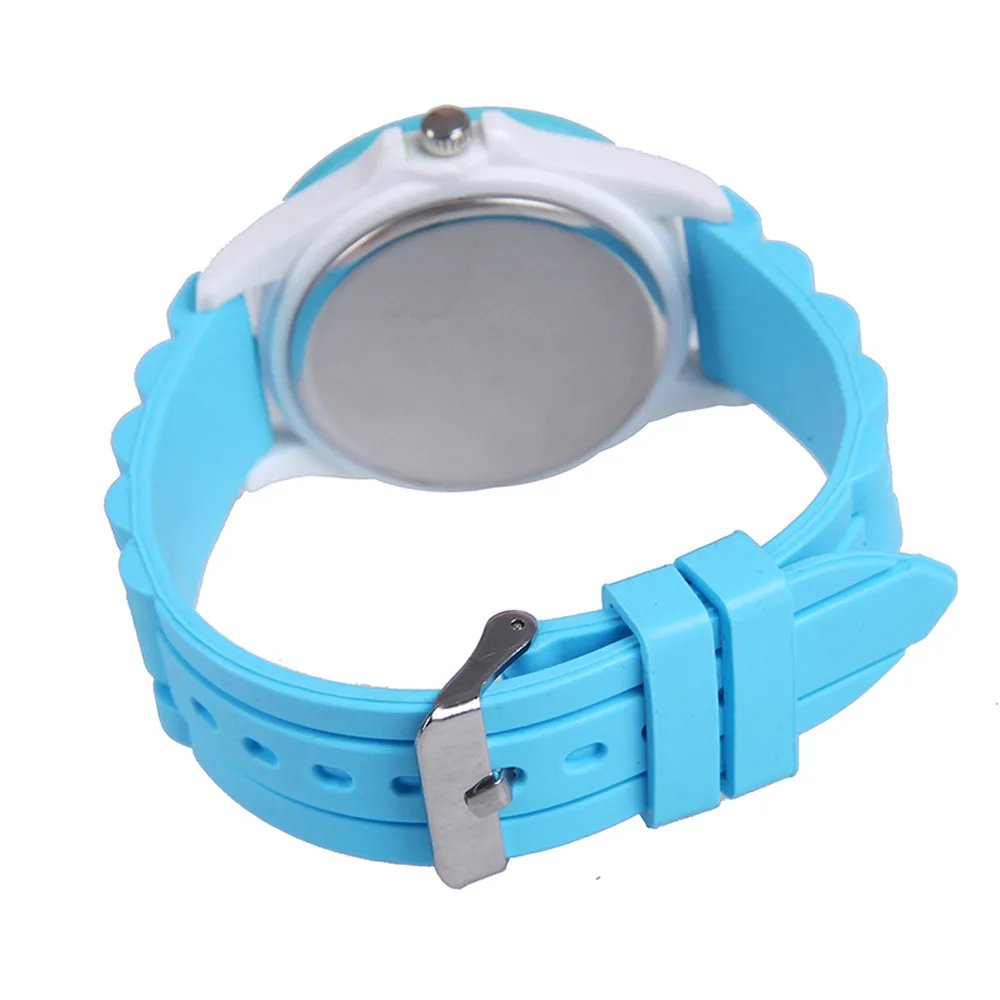 Часы женские с силиконовым браслетом водонепроницаемые спортивные кварцевые