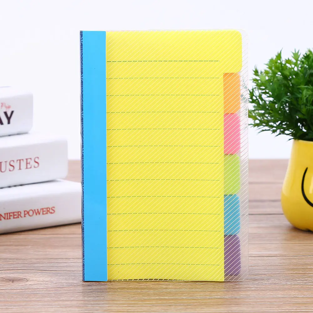 

60 Sheets/pack Simple Sticky Notes Index Memo Pad Bookmarks Cute Scheduler Paper Stickers Kids Stationery Office Sticky Notes