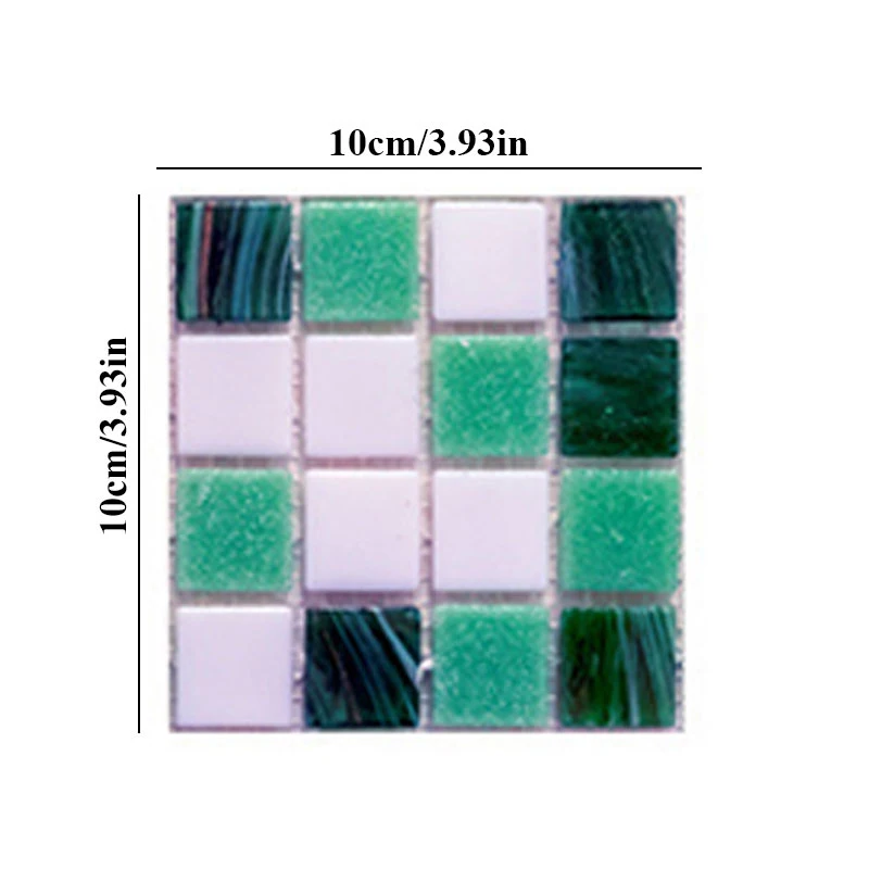

Tile Stickers Waterproof Three-dimensional Bright Film Tile Stickers Wall Stickers Colorful PVC Decoration Floor Stickers New