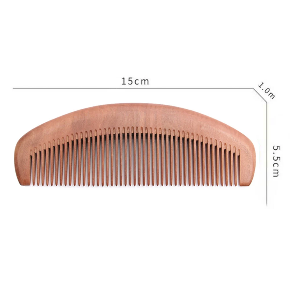 

High Quality Massage Wooden Comb Peach Wood Comb Bamboo Hair Beauty SPA Massager Hair Care Comb Wholesale