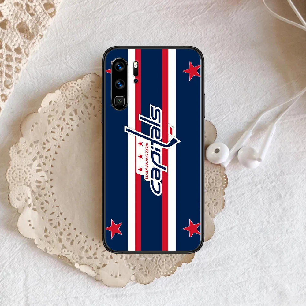 

Ice hockey capitals Alexander Ovechkin Phone Case For Huawei P Mate 10 20 30 40 Lite Pro smart Z 2019 nova 5t black Back Tpu