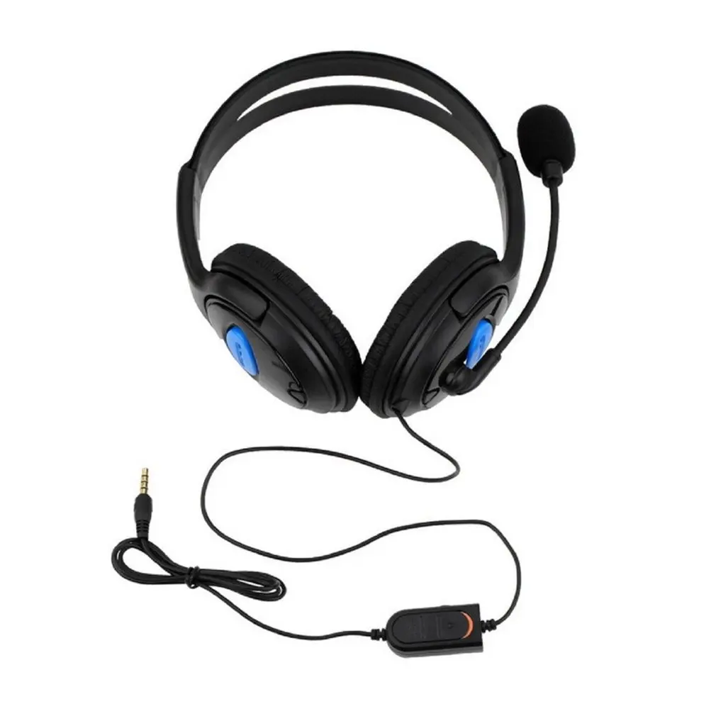 Проводные Игровые наушники с микрофоном для PS4 Для sony Play Station 4 шт стерео
