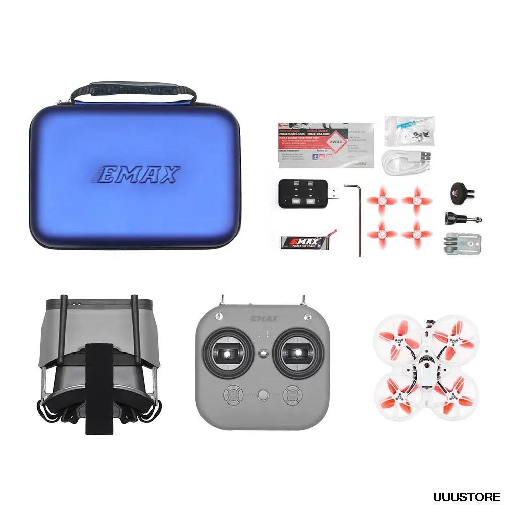 Emax Tinyhawk III RTF Kit FPV Racing Drone F4 15000KV RunCam Nano 4  25-100-200mW VTX 1S-2S FrSky D8 RC Airplane Quadcopter