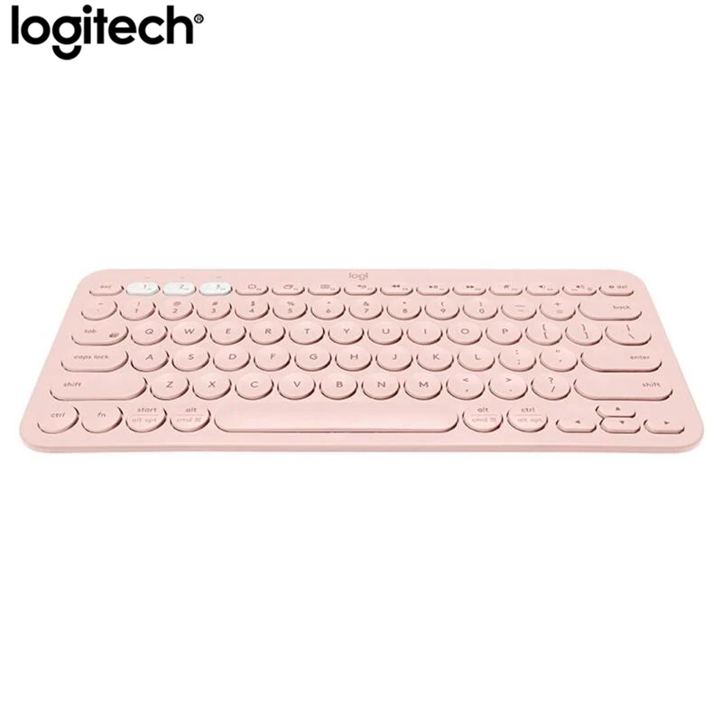 Беспроводная клавиатура logitech K380, Bluetooth, портативная, ультра тонкая, мини, бесшумная, многофункциональная, клавиатура для ПК, ноутбука, планшета, Android, IOS