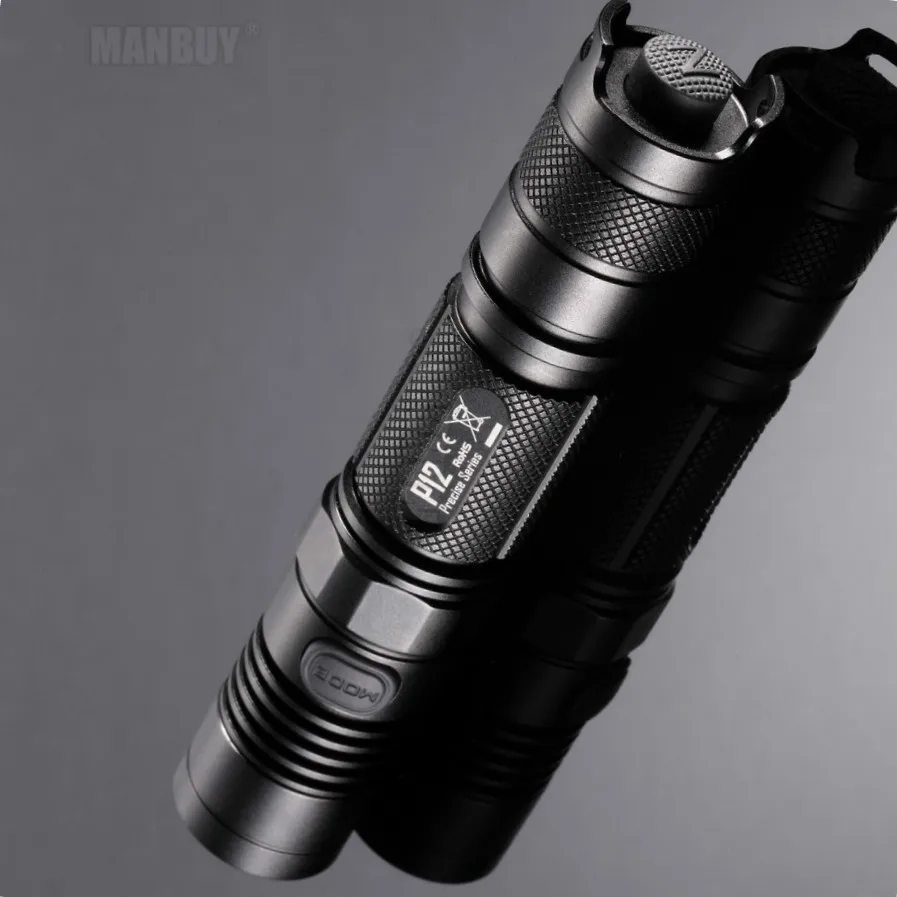 20% скидка NITECORE P12 тактический фонарик Cree XM-L2 U2 светодиодный 1000 LMs 18650 карманный для