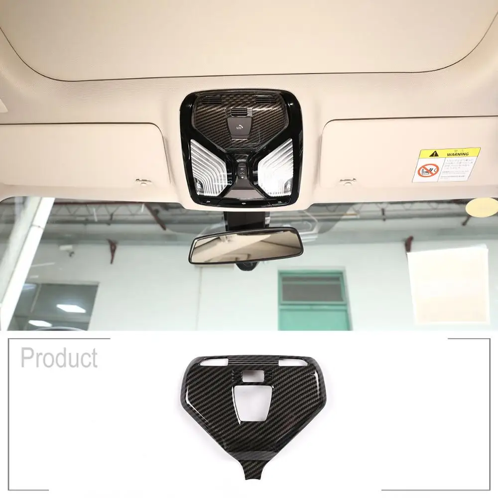 

Carbon Fiber Style Car Roof Reading Lamp Frame Cover Trim For BMW 7 Series G11 G12 2016-2018 5 Series G30 X4 G02 2017