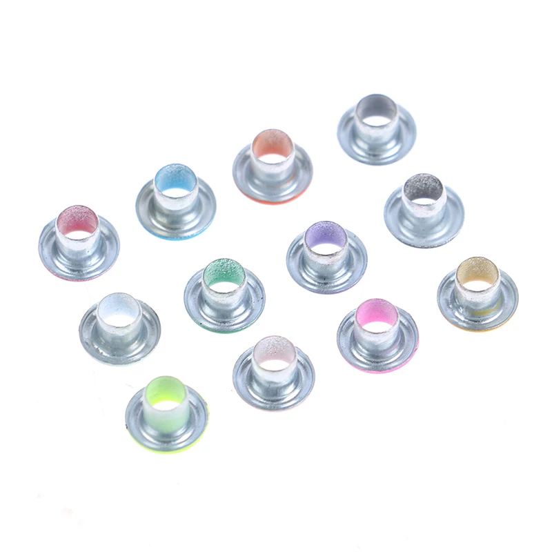 Hole 3-10mm Metal Mixed Color Eyelet For DIY Scrapbook Lace Shoe Bag Label Clothing Fashion Accessories And Leather Crafts | Дом и сад