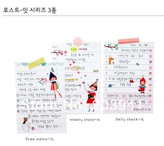 1PC/lot Cute Love house style sticky note memo notepad removeable paper book Korean |
