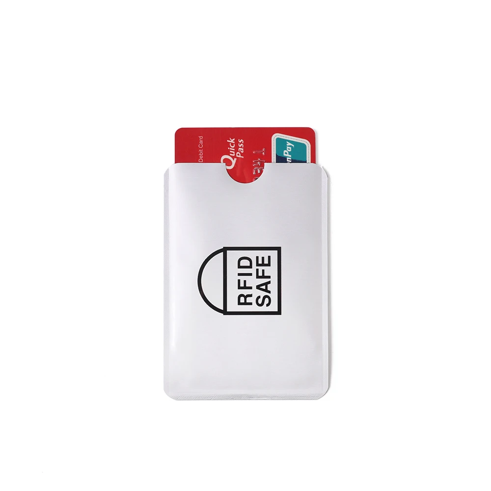 5 шт. алюминиевая фольга анти-degausing карта защита банк карта набор RFID экранирующая сумка NFC Противоугонная щетка ID карта держатель