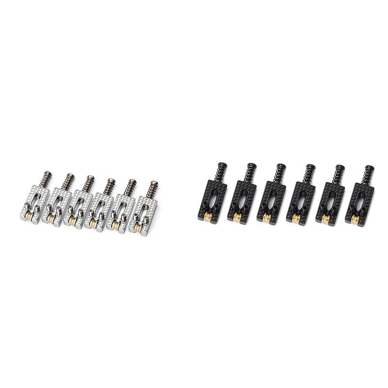 

Electric Guitar Saddle Roller Bridge Saddles Great Saddle Bridge With Wheels For DIY Guitars Suitable For Most Electric Guitars