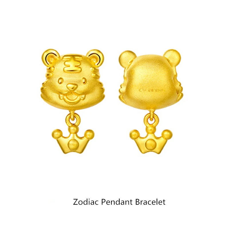 Трендовые золотые 3D Ox браслеты со знаками Зодиака для женщин ювелирные изделия