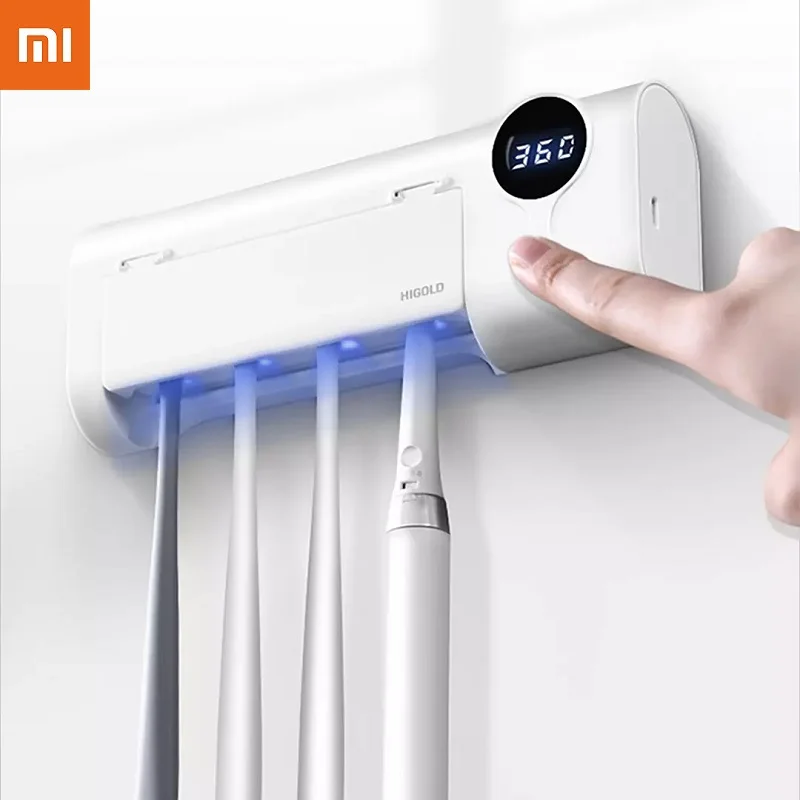 Новинка Xiaomi Youpin HIGOLD умный держатель для зубной щетки стерилизатор UVC
