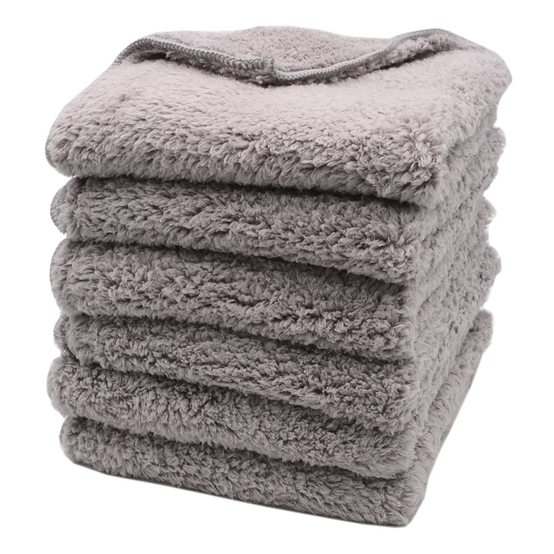 Ультратолстое бесedgeless полотенце из микрофибры 500 г/см ткань для чистки