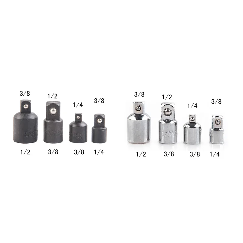 

4Pcs Ratchet Wrench Socket Adapter Spanner Keys Set Converter Drive Reducer Air Impact Craftsman Ratchet Wrench 1/4” 3/8” 1/2”