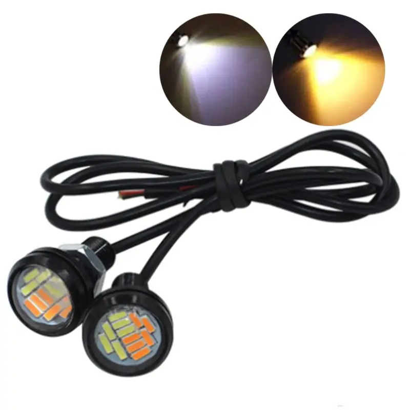 

Eagle Eye Light LED Daytime Running Lights Universal Car Motorcycle DRL Fog Light Backup Lights Pomelotree Tail Bumper Bulbs