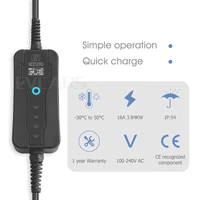 j1772 ev charger type 1 level 2 evse 16a 5m portable controlle electric car charging stations conector