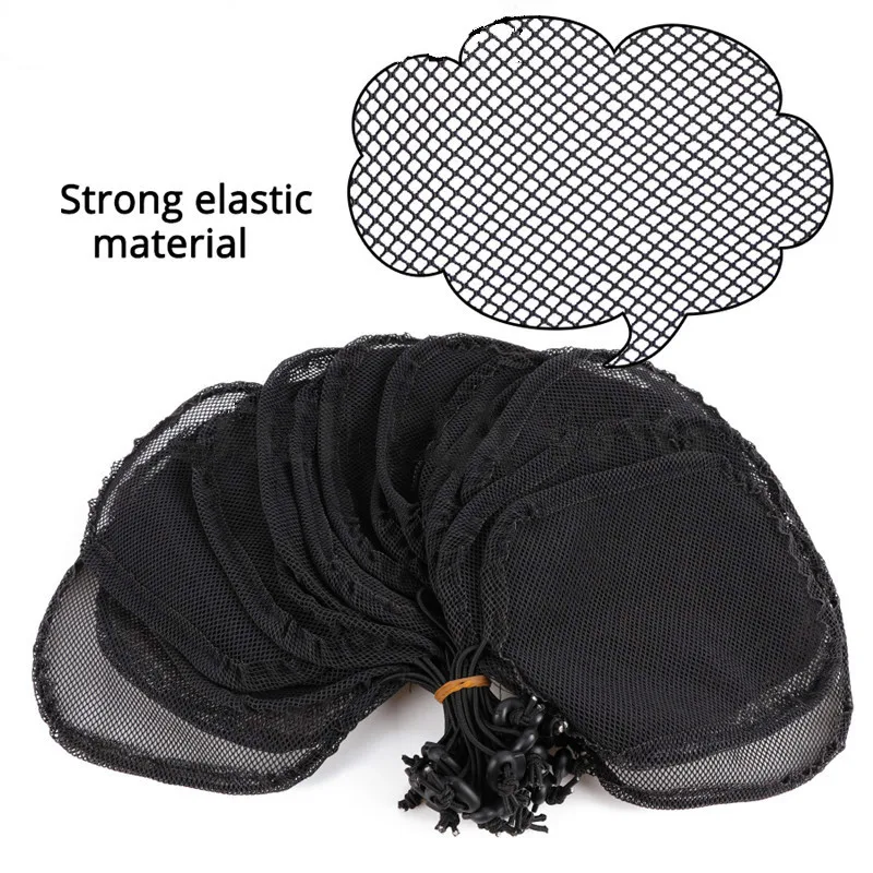 

10 Pcs/set High Quality Hair Net for Making Ponytail with Adjustable Strap on The Back Weaving Cap Glueless Wig Caps Hair Nets