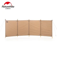 naturehike 31m outdoor windbreak curtain camping picnic bbq tc cotton screen windbreak stable anti wind portable barrier