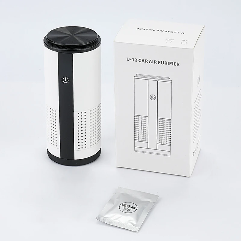 

Negative Ion Car Air Purifier Usb Charging Desktop Small Purifier Allergies Eliminator Home Office Car Smoke And Odor Removal
