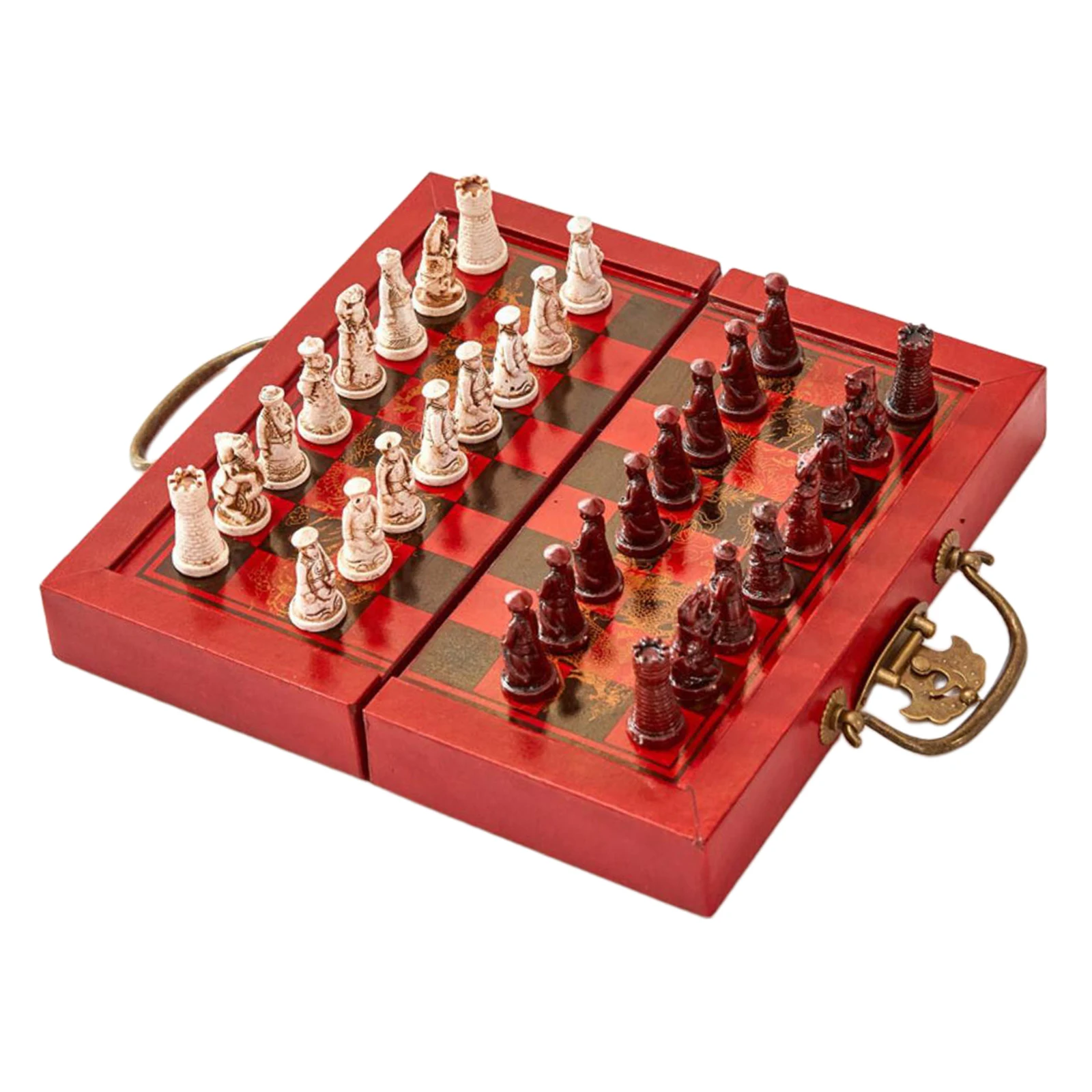 Набор шахматных фигурок для путешествий китайские старинные фигурки набор детей